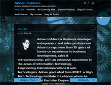 Tablet Screenshot of adnankabbani.com